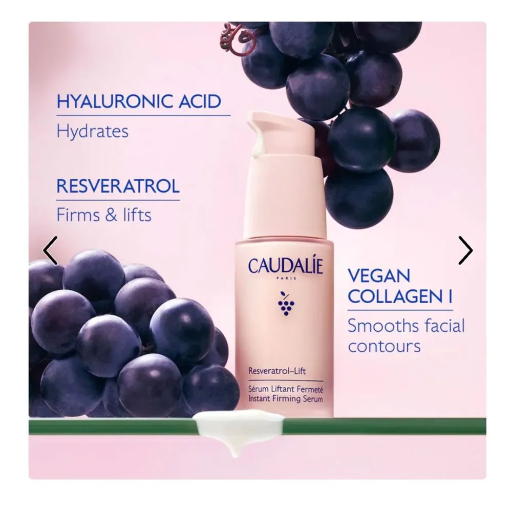 Caudalie Resveratrol Lift Instant Firming Refillable Retinol Alternative Serum
